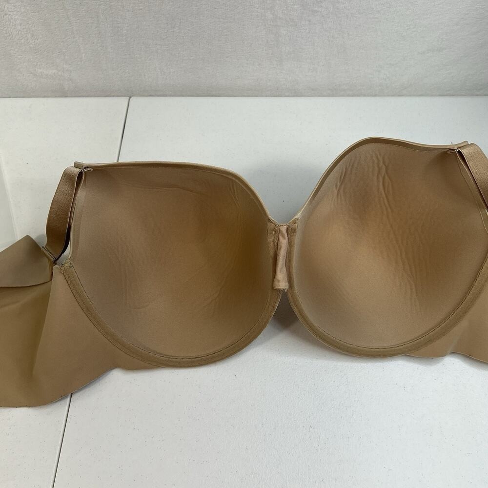 Soma 44DDD Vanishing Back Full Coverage Bra Underwire Smoothing T-Shirt Beige - Picture 9 of 13